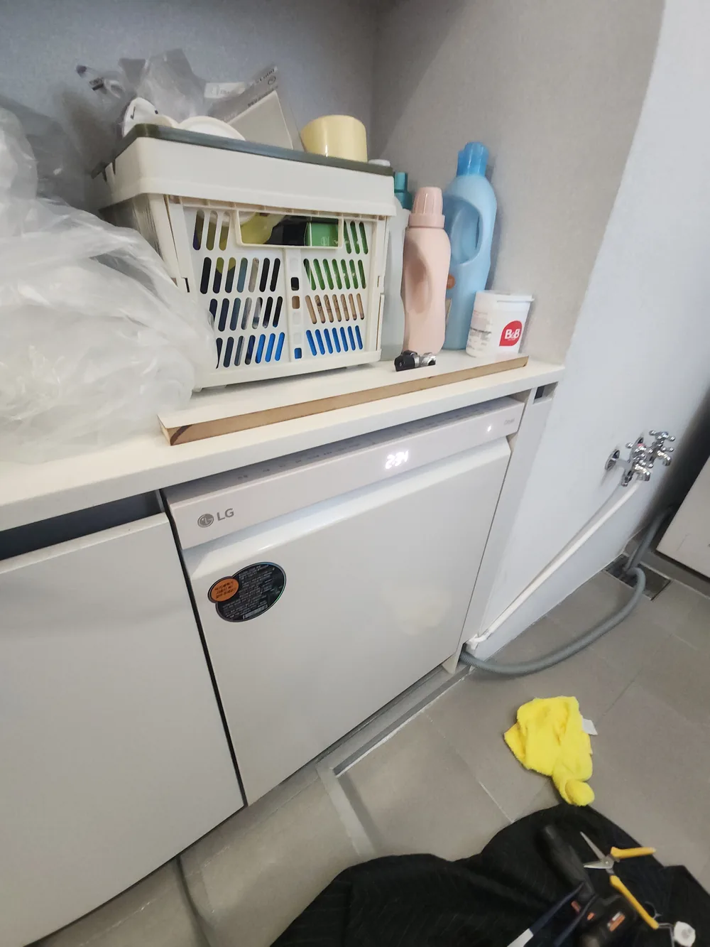 삼성 식기세척기 빌트인 시공 시공 전 - 경기 용인시 아파트