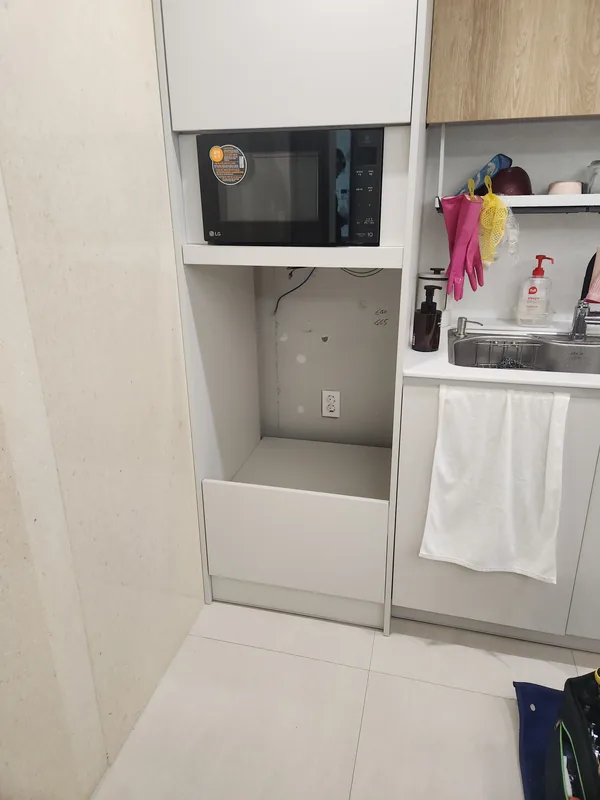 식기세척기 코너장 개조